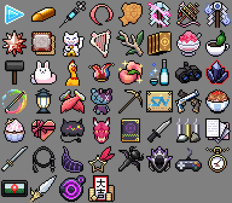 Item sprites