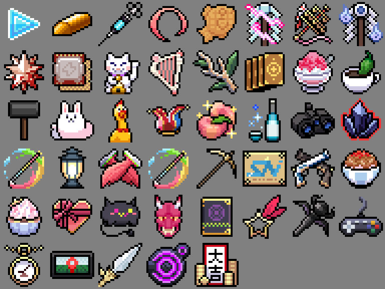 Item sprites