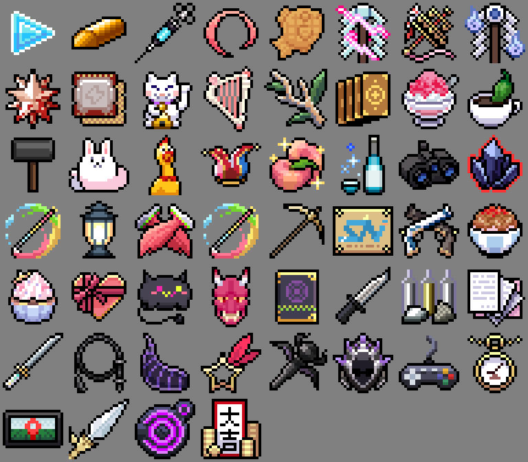 Item sprites