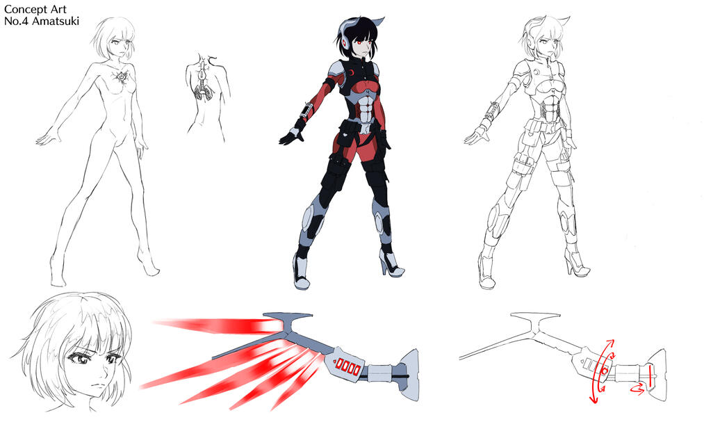 Main character concept art