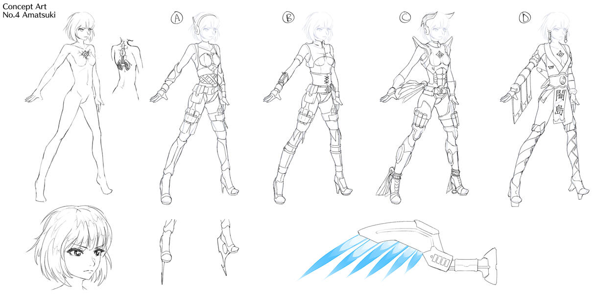 Main character concept art
