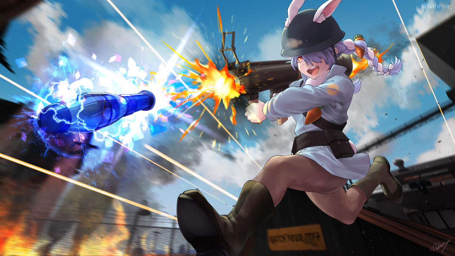 Usada Pekora (hololive) fan art (2021)