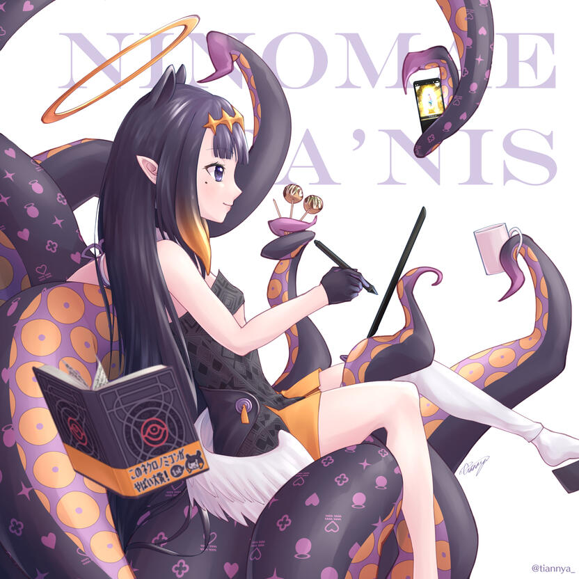 Ninomae Ina'nis (hololive) fan art (2020)